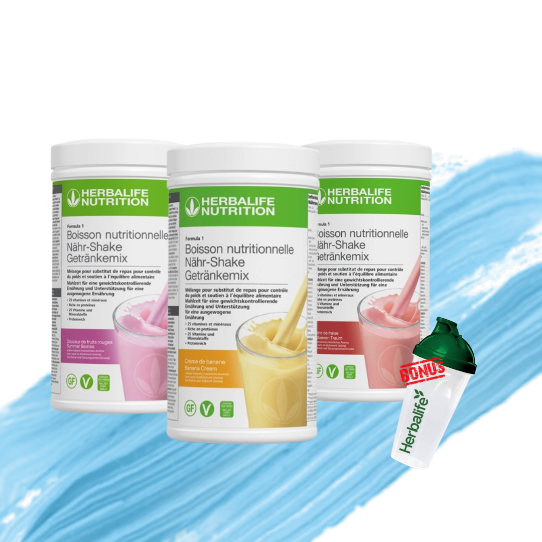 Triple Pack (3 Formula 1 Nouvelle génération + Shaker l’unité)