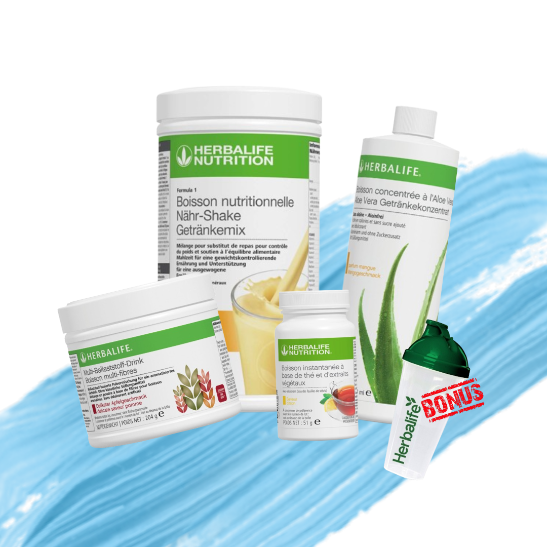 Pack Démarrage (Formula 1 + Aloe + Thé + Boisson multi-fibres)